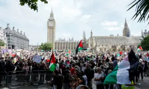 UK police arrest dozens at latest protest for banned Palestine Action