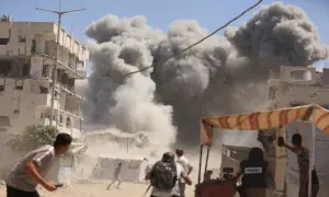 Israel razes 30 Gaza buildings in intensified bombings as Rubio arrives