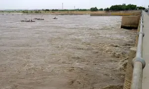 Floodwaters reach Qadirpur gas wells, production suspended at ten sites