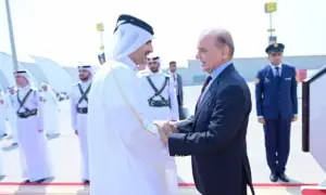 Shehbaz urges UN to suspend Israel’s membership at Doha summit