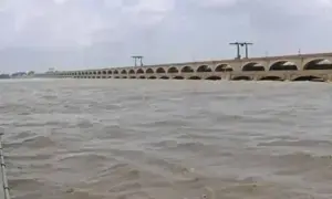 Indus River flooding devastates upper Sindh, submerges villages and crops