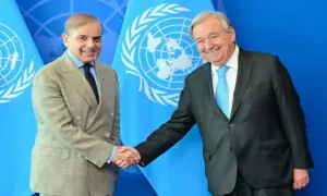 PM Shehbaz reaffirms commitment to multilateralism in meeting with UN chief