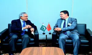 Dar, Moroccan FM agree to enhance cooperation in trade, investment