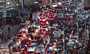Karachi reels after hours-long rain as traffic gridlock paralyses city