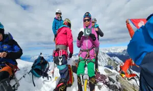 Pakistani sisters summit Nepal’s 5,630m Yulang Peak with international team