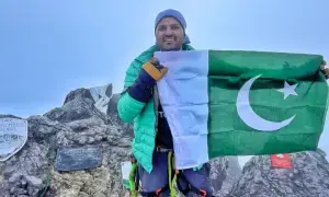 Pakistani mountaineer conquers Oceania’s highest peak, completes Seven Summits challenge