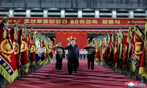 North Korea showcases new intercontinental missile at military parade