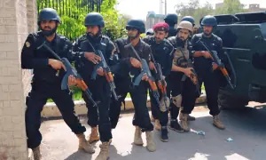 Two terrorists killed as attack on police station near Peshawar foiled