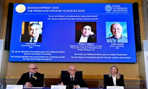 Mokyr, Aghion and Howitt win 2025 Nobel economics prize