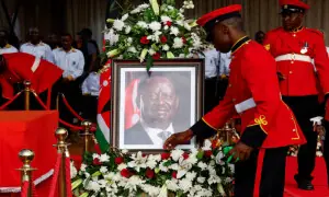 Thousands turn out for funeral of Kenyan opposition leader after deadly week