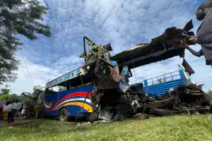 Ugandan police lower death toll from major bus crash to 46