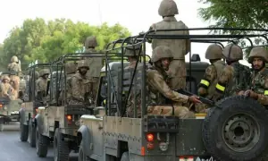 سیکیورٹی فورسز کی شمالی وزیرستان اور ضلع کرم میں کارروائی کے دوران 25 خوارج ہلاک، 5 جوان شہید سیکیورٹی فورسز کی شمالی وزیرستان اور ضلع کرم میں کارروائی کے دوران 25 خوارج ہلاک، 5 جوان شہید