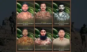 کرم میں سکیورٹی فورسز کا خوارج کے خلاف آپریشن، کیپٹن نعمان سلیم سمیت 6 جوان شہید کرم میں سکیورٹی فورسز کا خوارج کے خلاف آپریشن، کیپٹن نعمان سلیم سمیت 6 جوان شہید