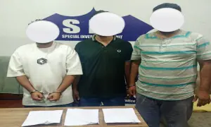 Three wanted extortionists arrested in Karachi after police shootout Three wanted extortionists arrested in Karachi after police shootout