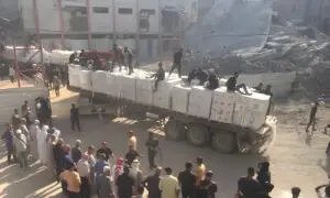 حماس کا غزہ میں امدادی سامان کی لوٹ مار میں ملوث ہونے کا الزام مسترد حماس کا غزہ میں امدادی سامان کی لوٹ مار میں ملوث ہونے کا الزام مسترد