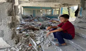 Gaza’s classrooms come back to life after ceasefire