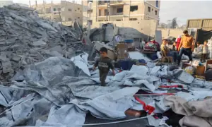 Israeli fire kills three people in Gaza, medics say, further testing ceasefire