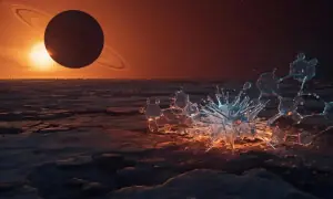 زحل کے چاند پر پانی اور تیل کی انوکھی شکل زحل کے چاند پر پانی اور تیل کی انوکھی شکل