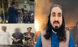 ڈمپر ایسوسی ایشن صدر لیاقت محسود کی گرفتاری کے لیے چھاپے، گن مین گرفتار ڈمپر ایسوسی ایشن صدر لیاقت محسود کی گرفتاری کے لیے چھاپے، گن مین گرفتار
