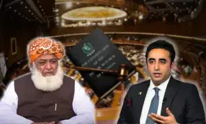 PPP, JUI-F unite against any rollback of 18th Amendment PPP, JUI-F unite against any rollback of 18th Amendment