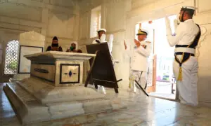 Pakistan Navy assumes guard duties at Iqbal’s mausoleum Pakistan Navy assumes guard duties at Iqbal’s mausoleum
