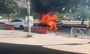 اسلام آباد: کچہری میں کھڑی گاڑی کے سلینڈر میں دھماکا، ایک شخص شدید زخمی