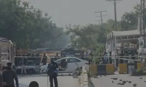 اسلام آباد میں خودکش دھماکے کی سی سی ٹی وی فوٹیج سامنے آگئی