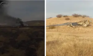 Turkish military plane crashes in Georgia with at least 20 on board