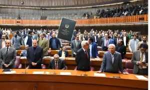 قومی اسمبلی میں 27 ویں آئینی ترمیم دو تہائی اکثریت سے منظور قومی اسمبلی میں 27 ویں آئینی ترمیم دو تہائی اکثریت سے منظور