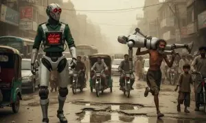 کراچی میں چالان کرنے والے روبوٹ لانے کی تیاری، گڑھوں اور چرسیوں سے اُنہیں کون بچائے گا؟ کراچی میں چالان کرنے والے روبوٹ لانے کی تیاری، گڑھوں اور چرسیوں سے اُنہیں کون بچائے گا؟