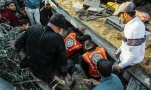 غزہ میں اجتماعی قبر سے 51 فلسطینیوں کی لاشیں برآمد