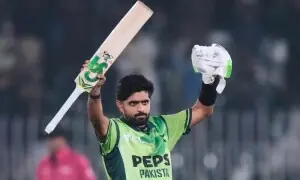 بابر اعظم کی 807 دن کے بعد سنچری: سعید انور کا ریکارڈ برابر کردیا