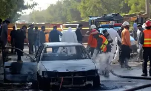 جوڈیشل کمپلیکس حملہ کیس میں اہم پیشرفت: خودکش بمبار کے ناکام حملے کا انکشاف جوڈیشل کمپلیکس حملہ کیس میں اہم پیشرفت: خودکش بمبار کے ناکام حملے کا انکشاف