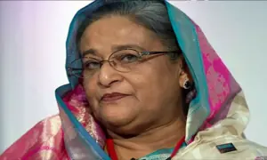 ’پارٹی پر پابندی رہی تو بنگلادیش میں طوفان آئے گا‘: حسینہ کے خلاف فیصلے سے پہلے بیٹے کی وارننگ ’پارٹی پر پابندی رہی تو بنگلادیش میں طوفان آئے گا‘: حسینہ کے خلاف فیصلے سے پہلے بیٹے کی وارننگ