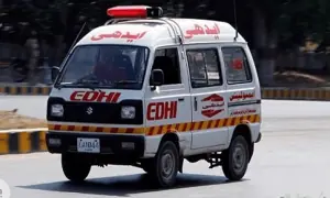 Motorcyclist working for state TV killed in crash near Karachi Expo Centre Motorcyclist working for state TV killed in crash near Karachi Expo Centre