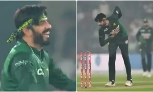 مسٹری اسپنر عثمان طارق نے زمبابوے کے خلاف شاندار ہیٹ ٹرک کرلی