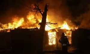 روس کے ڈرون حملے؛ یوکرین کا دوسرا بڑا شہر آگ کی لپیٹ میں