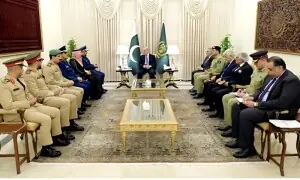 وزیراعظم اور فیلڈ مارشل سے سعودی افواج کے چیف آف جنرل اسٹاف کی ملاقات، تعلقات مزید مضبوط بنانے کا عزم