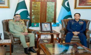 CJCSC General Sahir visits Air Headquarters, lauds PAF’s operational readiness