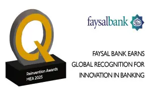 Faysal Bank earns global recognition at Qorus Reinvention Awards MEA 2025