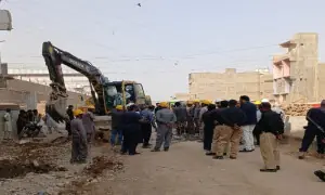 K-Electric again conducts operation against electricity theft in Nazimabad