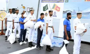 Pakistan Navy rushes aid to Sri Lanka as Cyclone Ditwah wreaks havoc