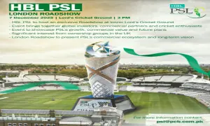 HBL PSL to host roadshow at Lord’s Cricket Ground