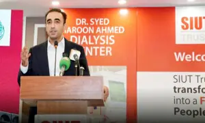 Bilawal Bhutto inaugurates dialysis, lithotripsy units at SIUT