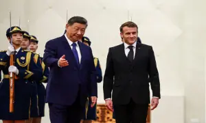 Macron urges Xi to help correct ‘unsustainable’ global trade imbalances