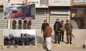 Security tightened around Adiala jail amid PTI protest call Security tightened around Adiala jail amid PTI protest call