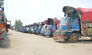 Goods transport strike splits into three factions as one group calls off protest Goods transport strike splits into three factions as one group calls off protest