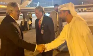 DPM Dar arrives in UAE for 16th Sir Bani Yas Forum DPM Dar arrives in UAE for 16th Sir Bani Yas Forum