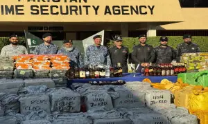 Joint operation near Gadani nets drugs and liquor worth Rs37bn Joint operation near Gadani nets drugs and liquor worth Rs37bn