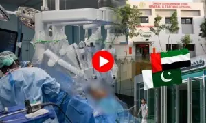 لیاری جنرل اسپتال میں پہلی ٹیلی گائنی روبوٹک سرجری